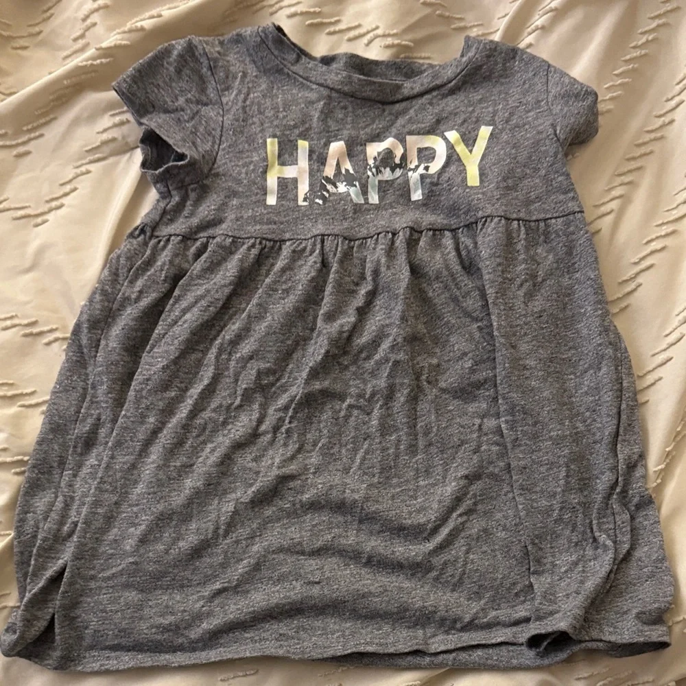 Gray Kids Casual Dress